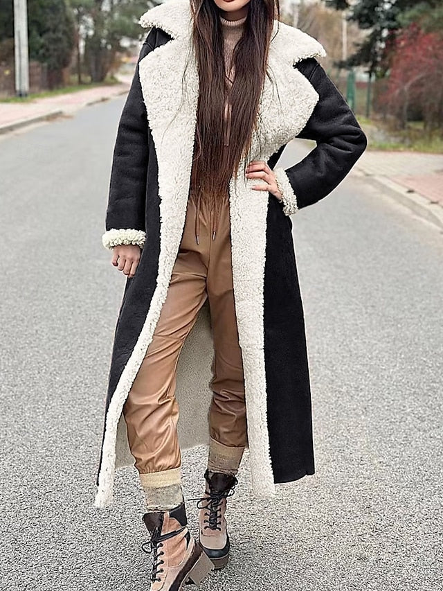 Jacket Breathable Women's Teddy Coat Pocket Fleece Warm