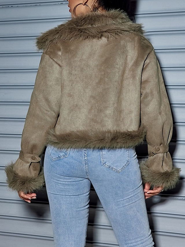 Women's Street Wear Coat Fall Outdoor Daily Winter