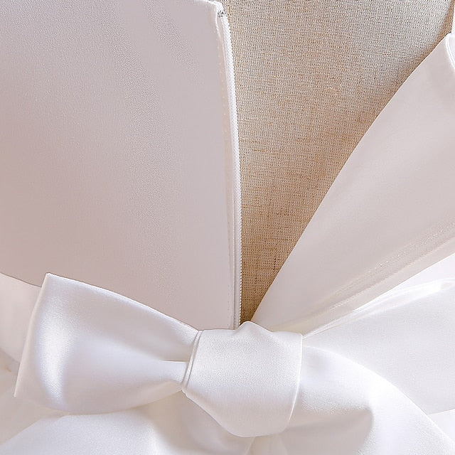 Formal Party Dress Girls' Kids Sleeveless Color Solid