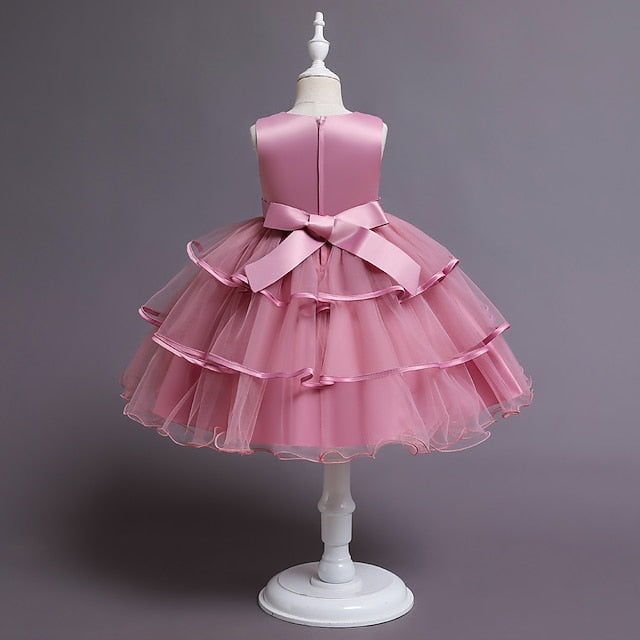 Flower Girls' Kids Sleeveless Dress Girl Sequin