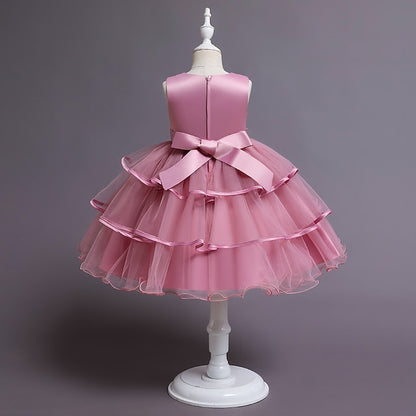 Flower Girls' Kids Sleeveless Dress Girl Sequin