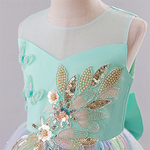 Girl Kid's Flower Dress Girls' Princess