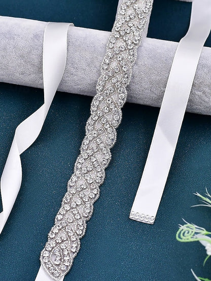 Waistband Bridal Elegant – Rhinestone Wedding Crystal