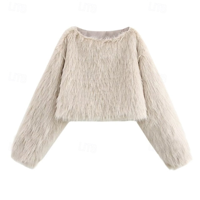 Coat Warm Leathers Comfortable Women's Fur Furs Faux