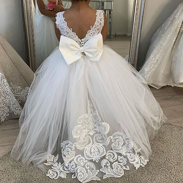 Flower Communion First Party Dress Girl Girls'