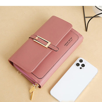 PU Crossbody Phone Bag Mobile Leather Women's Wallet