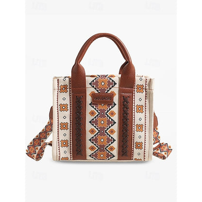 – Ethnic Bag Vintage-Inspired Women's Tote Print Boho