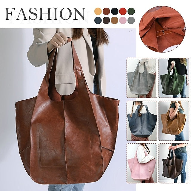Women's Men's PU Party Leather Bag Shoulder Handbag