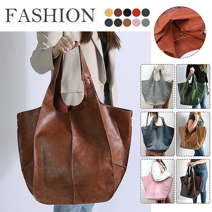 Women's Men's PU Party Leather Bag Shoulder Handbag