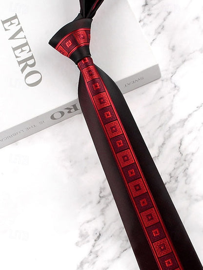 Pattern with Polyester Men's Necktie Classic