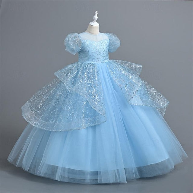 Performance Girls' Girl Dress Wedding Party Flower