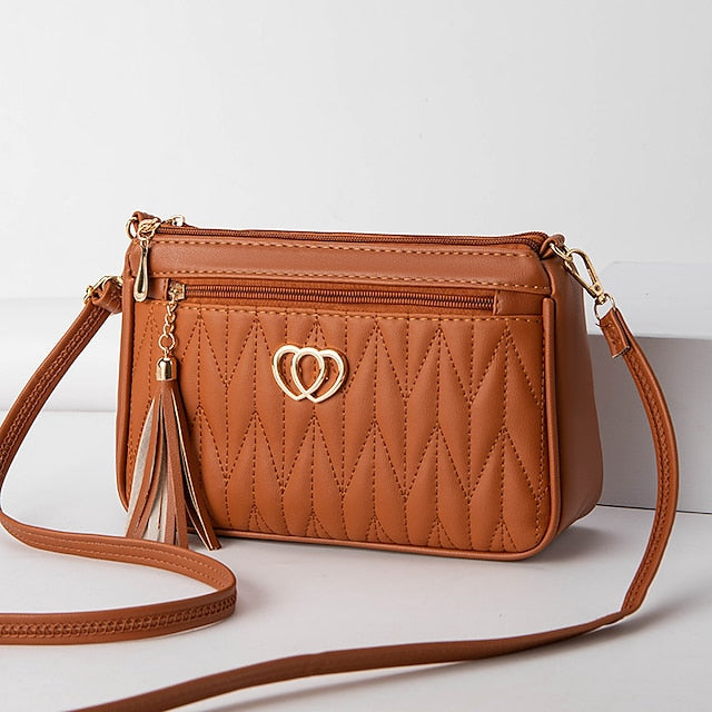 Shoulder Crossbody PU Bag Leather Hobo Women's