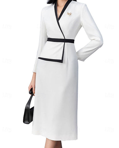 Dress Bride Vintage the Column of Elegant Mother Formal / Sheath