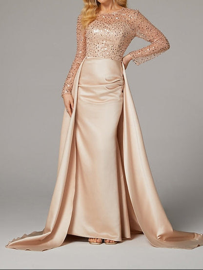 Carnival Masquerade Mermaid Evening Elegant Floor Dress Gown