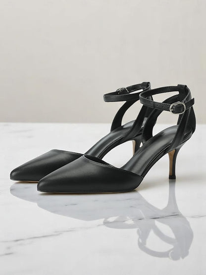 Gold Heels Ankle Strap Glitter Women's