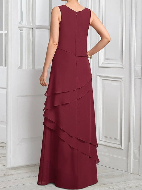 Mother Elegant of A-Line Bride Suit the Dress Formal Two Piece