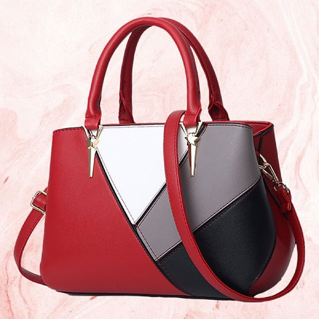 Shoulder Diaper Handbag PU Bag Women's Tote Leather