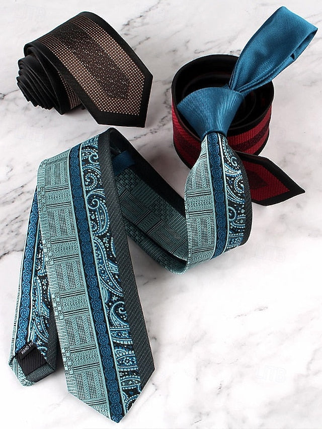 Pattern with Polyester Men's Necktie Classic