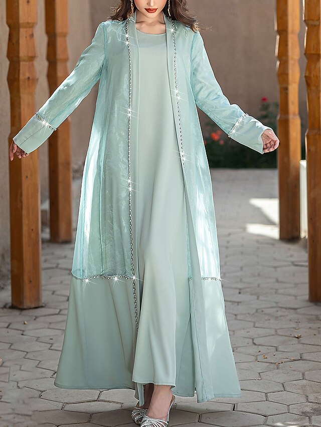 of A-Line Mother Neck Vintage Crew Bride Floor Elegant the Dress