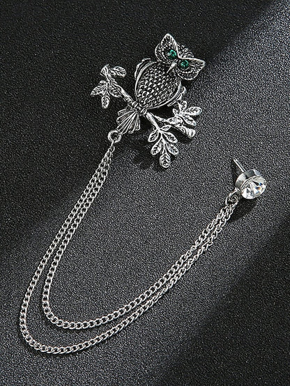 Men's with Lapel Pin Christmas Brooch Deer