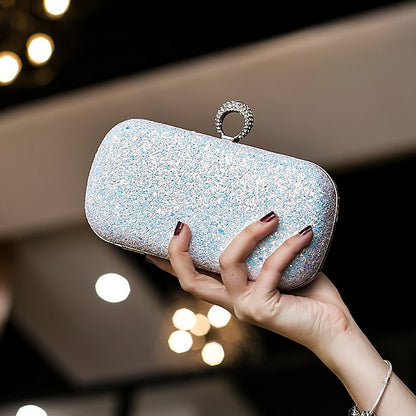 Wristlet Leather PU Bags Clutch Women's Evening Bag