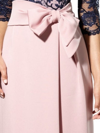 Guest Bride Dress of the Elegant Sheath Jewel Wedding Mother