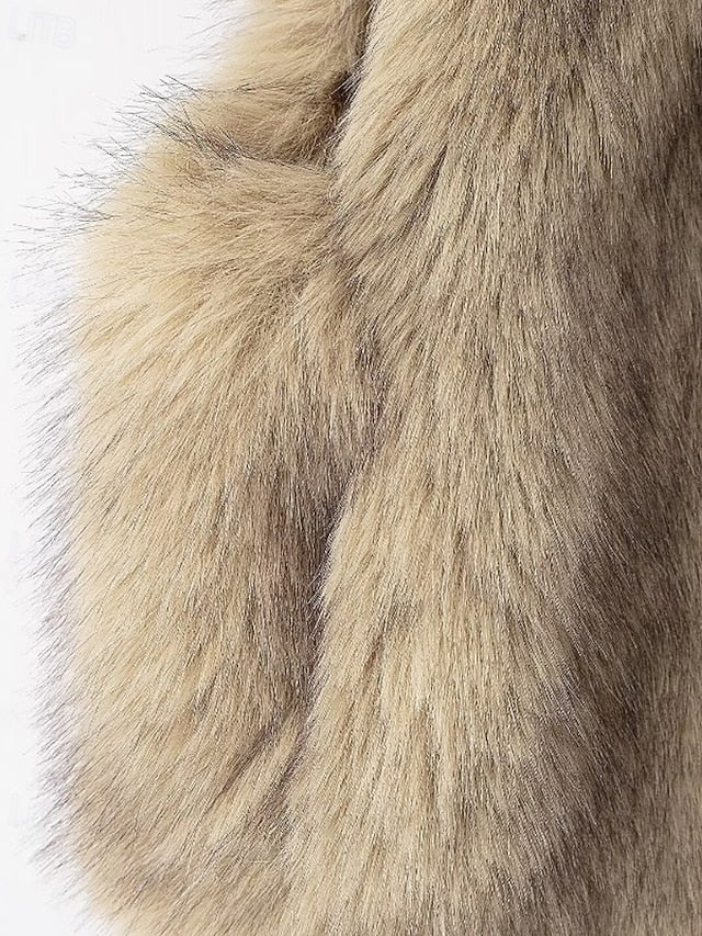 Coat Comfortable Vest Faux Fur Leathers Furs Women's