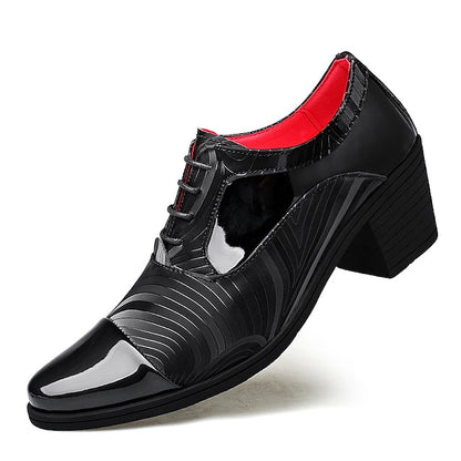 Lace-Up – Leather Stylish Patent Shoes Formal Men's
