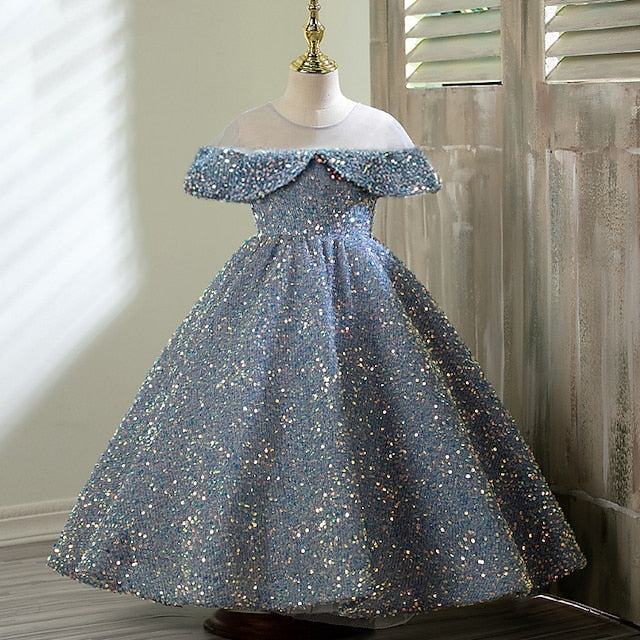 Flower Party Dress Gown Evening Girls' Girl