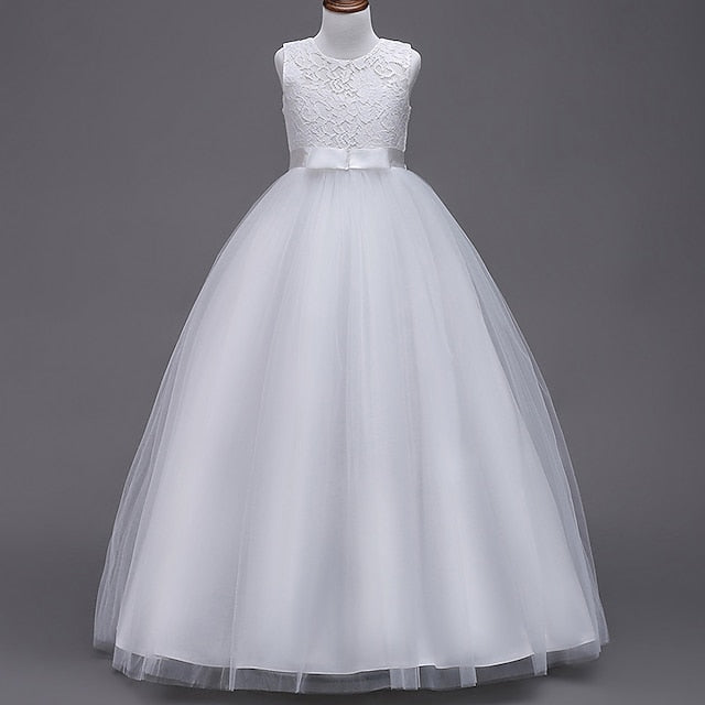 Girls' Flower Girl Party Dress Evening Gown