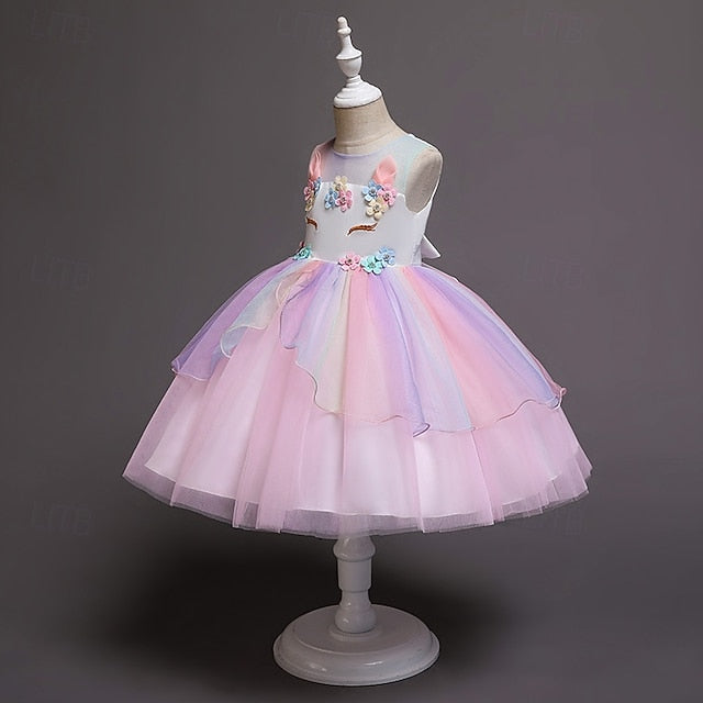 Princess Flower Dress Girl Kid's Girls'