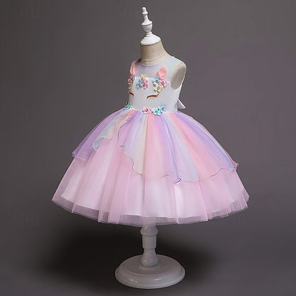 Princess Flower Dress Girl Kid's Girls'