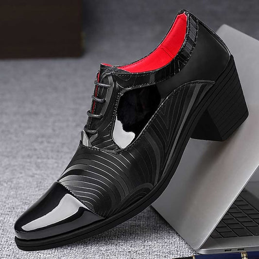 Lace-Up – Leather Stylish Patent Shoes Formal Men's