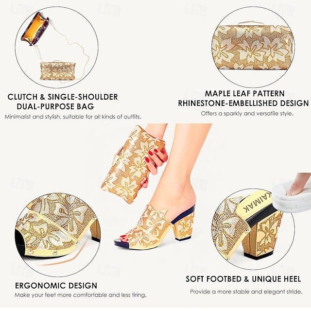 Wedding Women's Party Bridal And Heels Shoes