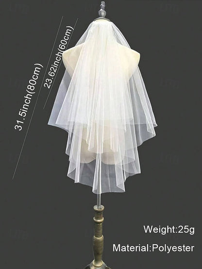 Soft Tulle Classic – Bridal with Elegant Veil Two-Layer