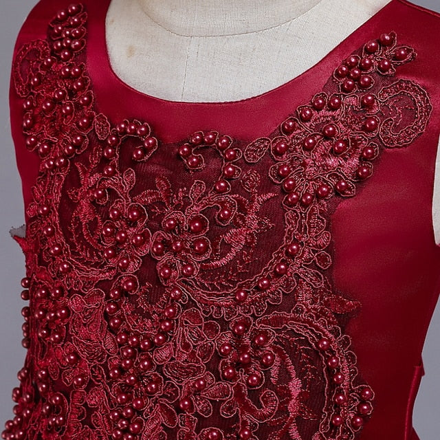 Girls' Wedding Girl Dress Party Flower