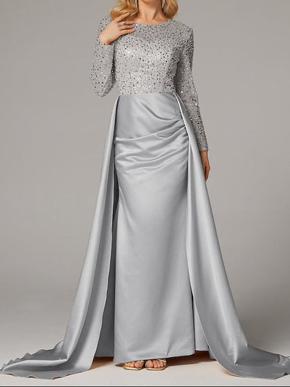 Carnival Masquerade Mermaid Evening Elegant Floor Dress Gown