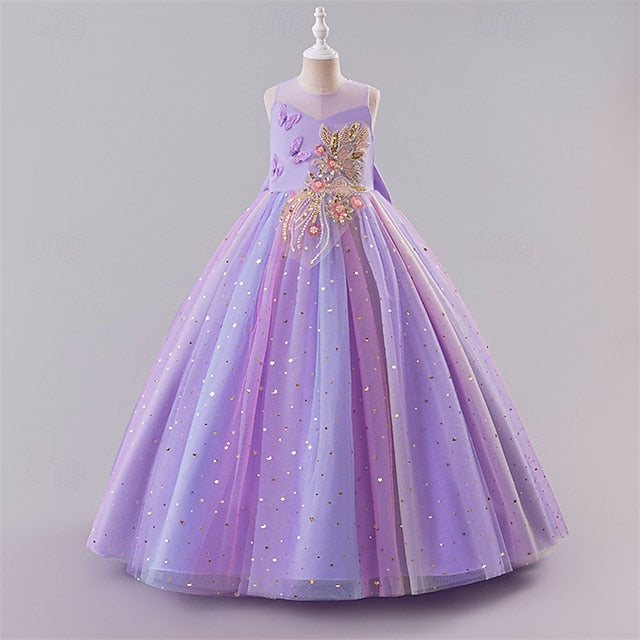 Girl Kid's Flower Dress Girls' Princess