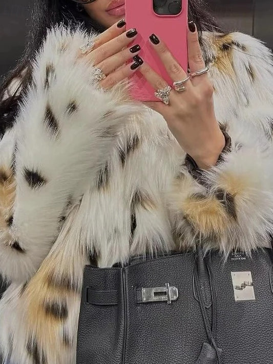 Furs Warm Faux Coat Comfortable Leathers Fur Women's