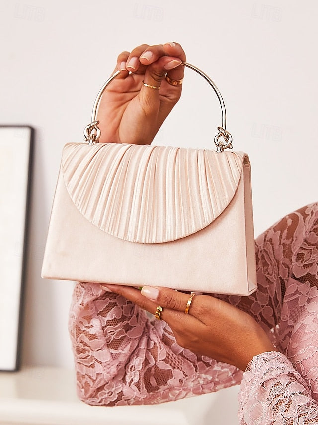 Lace Polyester Clutch Wristlet Bag Women's Evening Party