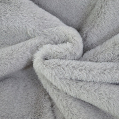 Women's Comfortable Faux Warm Coat Fur Pocket Casual