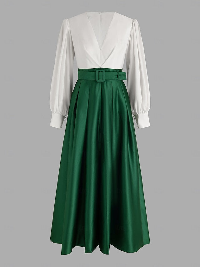 Dress Floor Split Gown A-Line Formal Guest Evening High Wedding