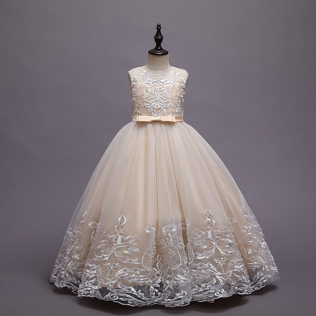 Girl Flower Girls' Dress Kid's Princess