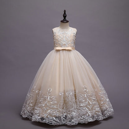 Girl Flower Girls' Dress Kid's Princess