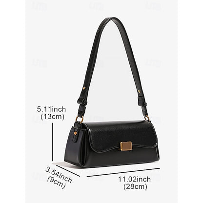 Tote Daily Bag Baguette Women's Office Shopping PU Leather