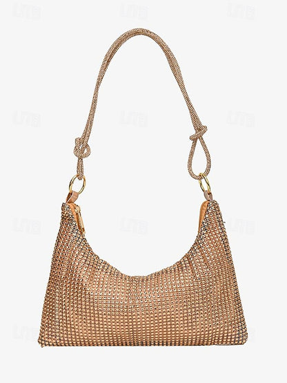 Bag Elegant Handbag Evening Rhinestone Shoulder – Women's
