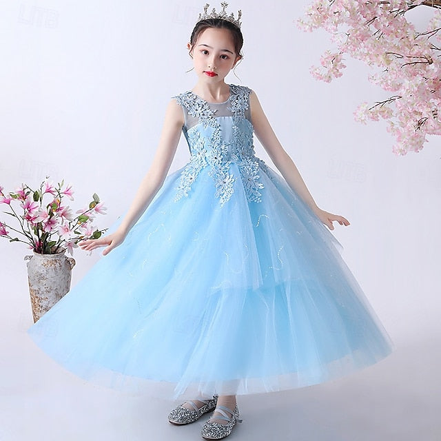 Kid's Flower Dress Girl Princess Girls'