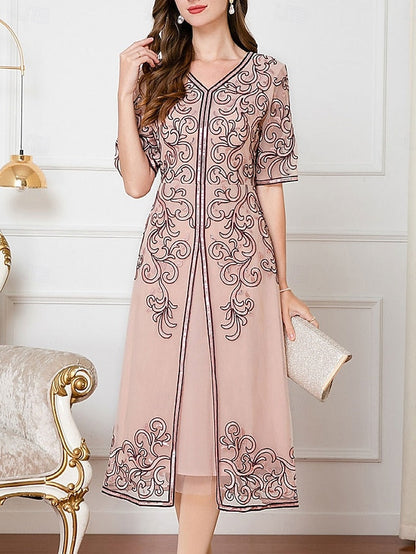 Dress the Chinese Guest Elegant of Bride Mother Wedding