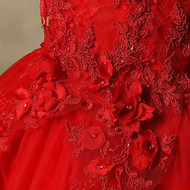 Party Princess Girls' Flower Dress Girl