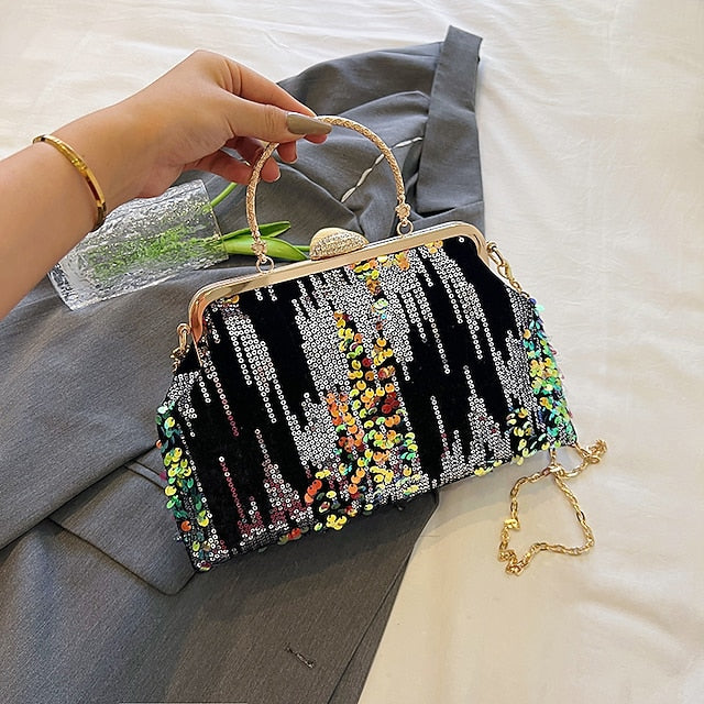 Synthetic Party Handbag Bags Women's Bag Clutch Dome
